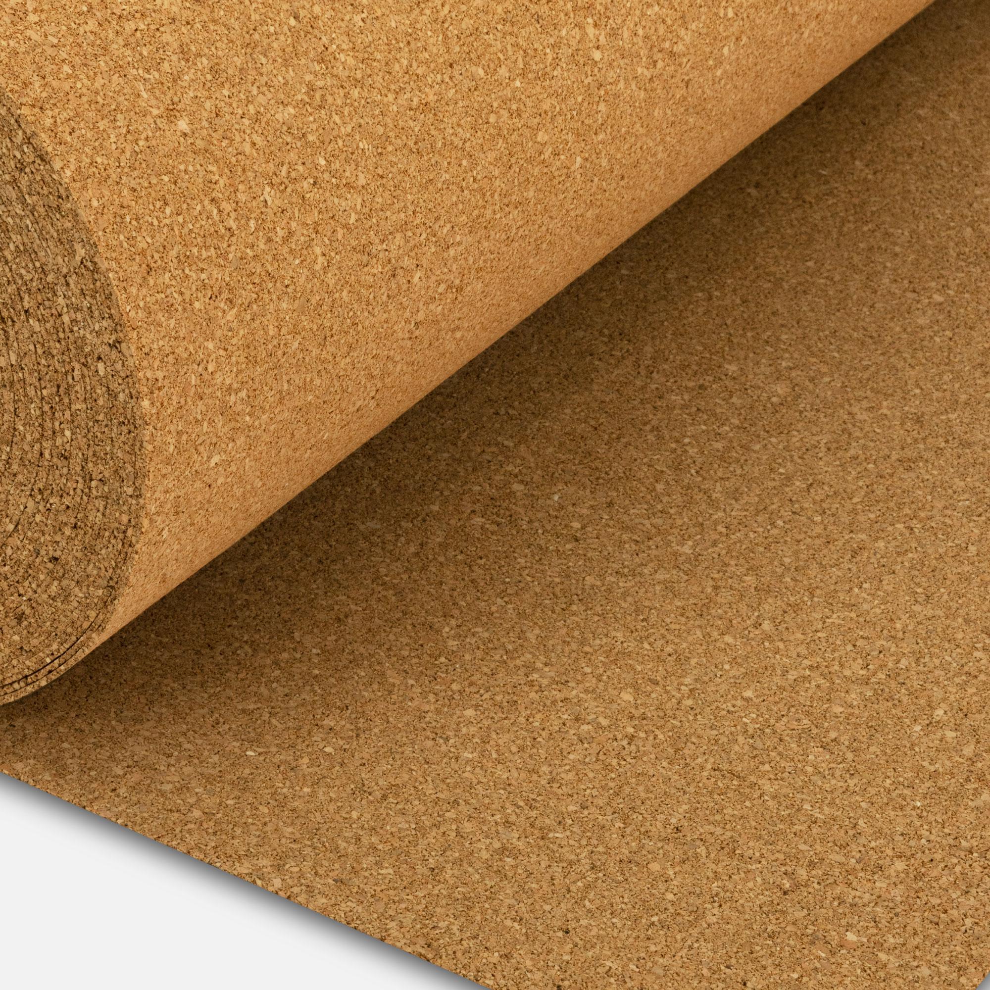 Kork-Unterlage, nur für schwimmende Verlegung Rolle 30 m2, Breite 100 cm, ca. 2 mm stark
