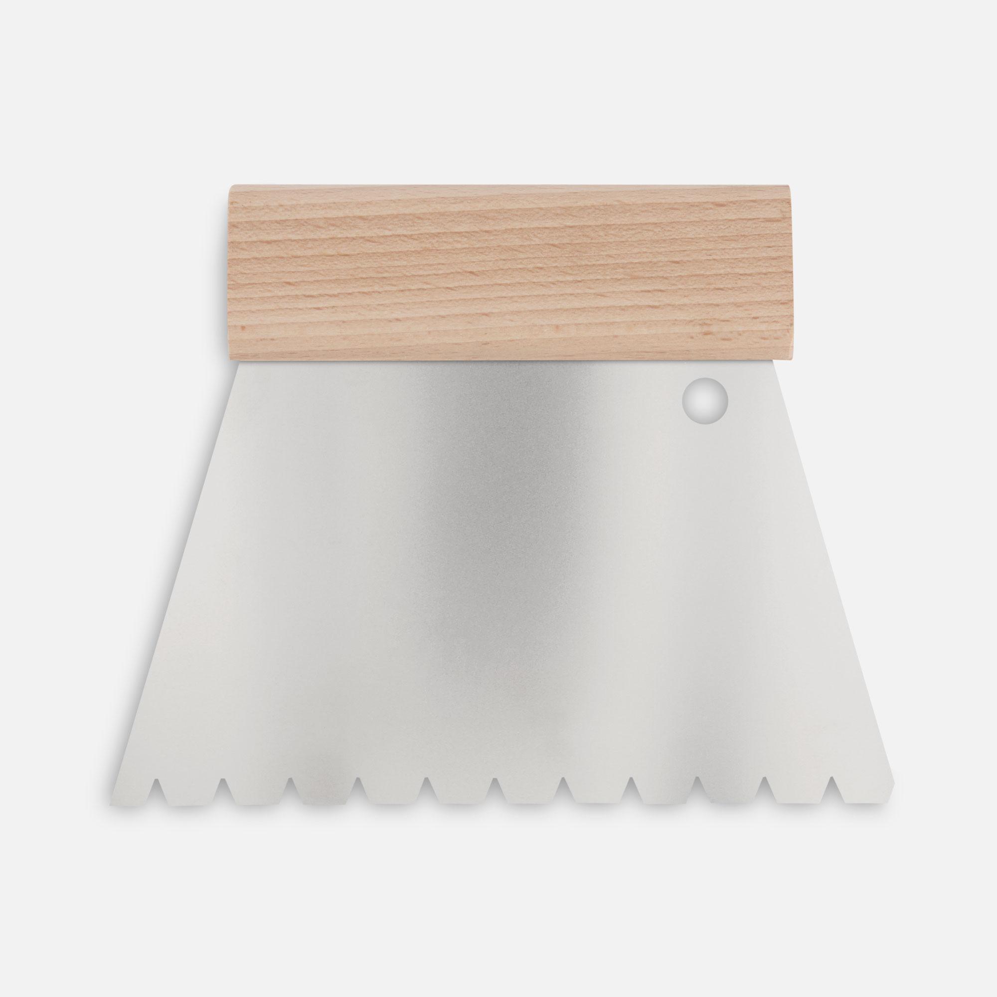 Bauwerk Zahnspachtel Typ 2, 18 cm breit, Auftragsmenge 1000g/m2