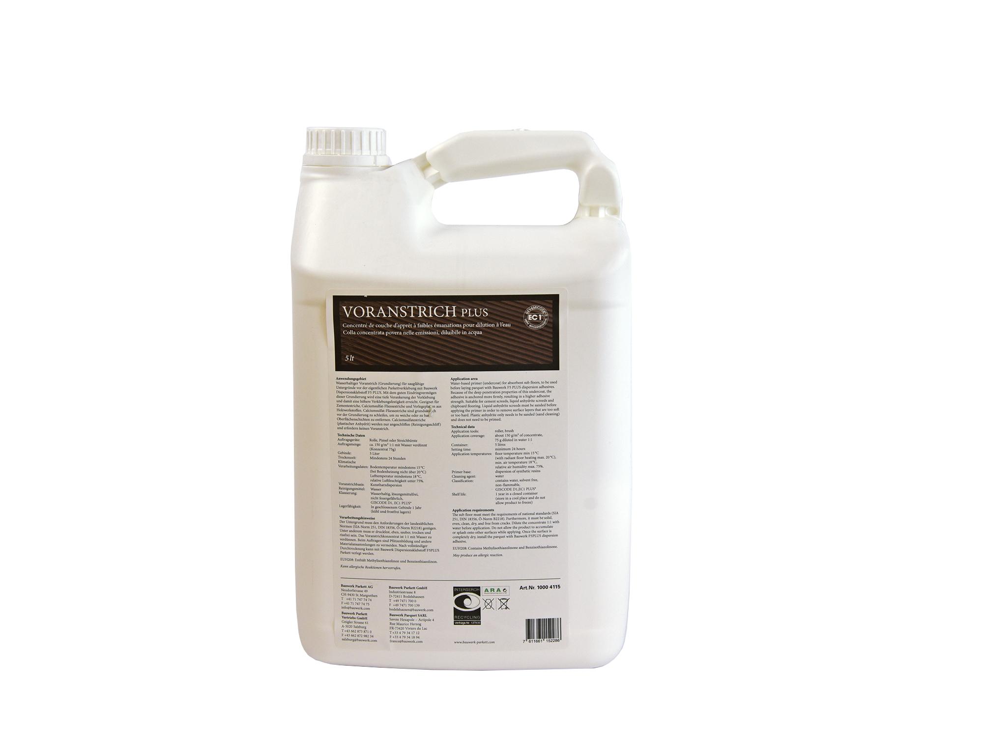 Bauwerk Voranstrich PLUS (Konzentrat), Gebinde 5 Liter
