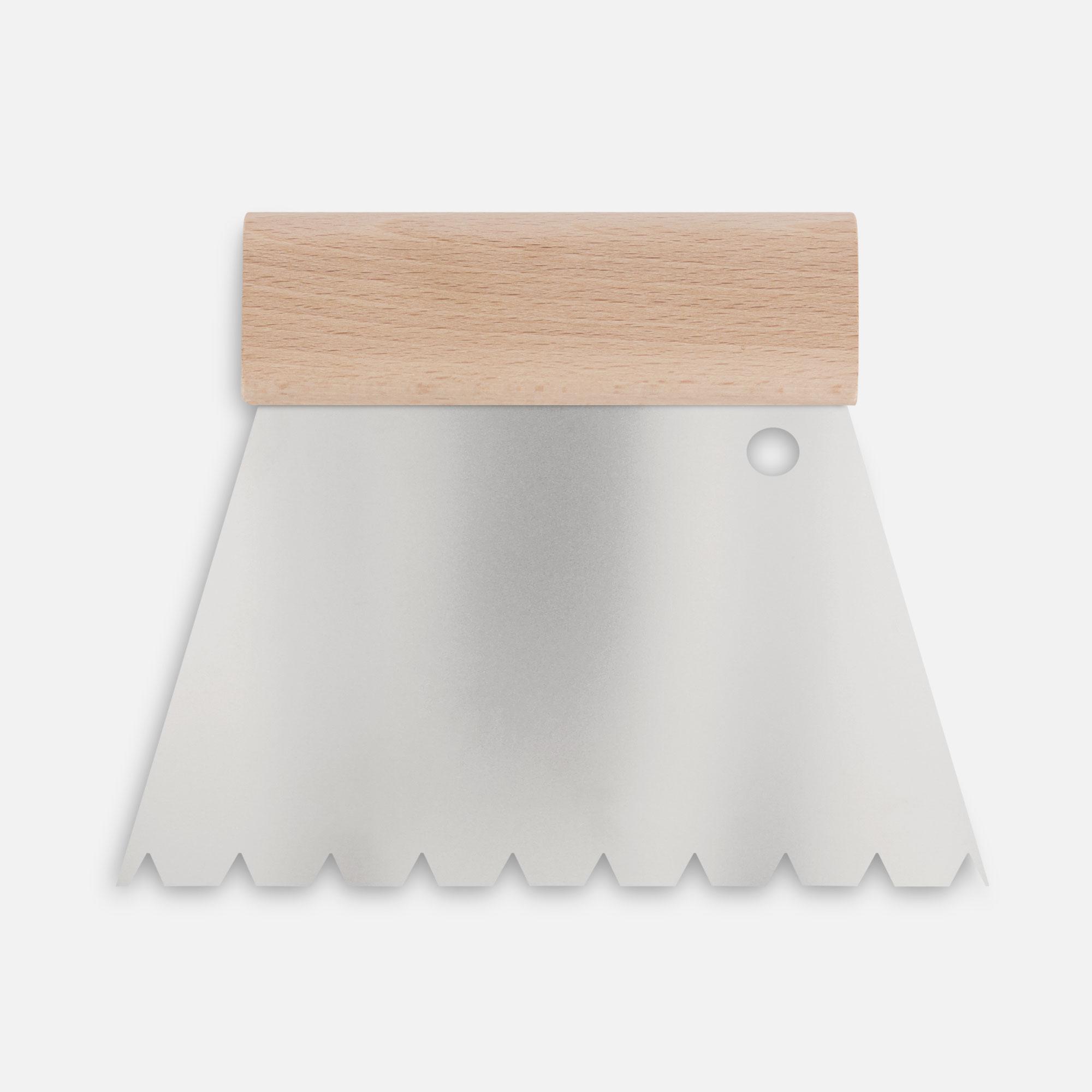 Bauwerk Zahnspachtel Typ 4, 18 cm breit, Auftragsmenge 1250g/m2